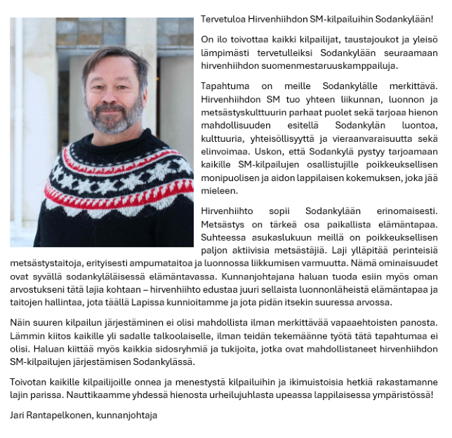 kunnanjohtajan tervehdys