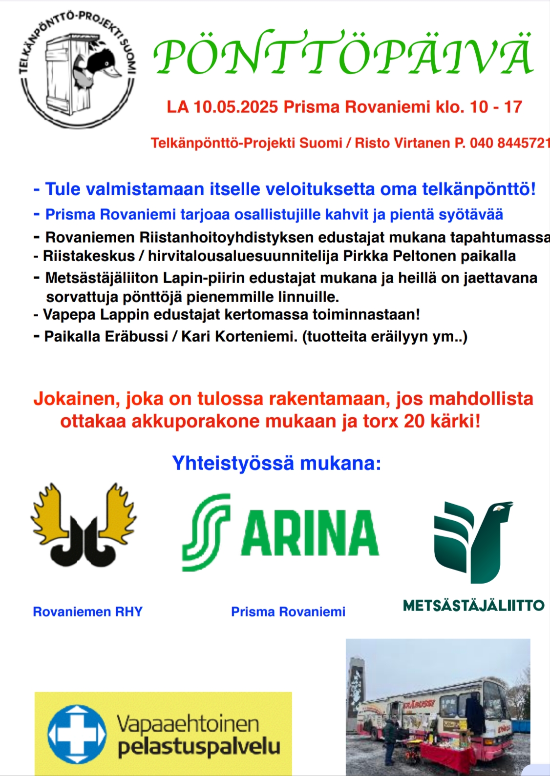 Pönttöpäivä 10.5.2025 Rovaniemi Prisma