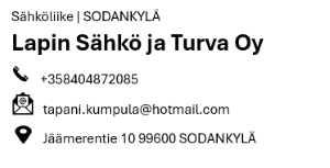 lapin sähkö ja turva oy